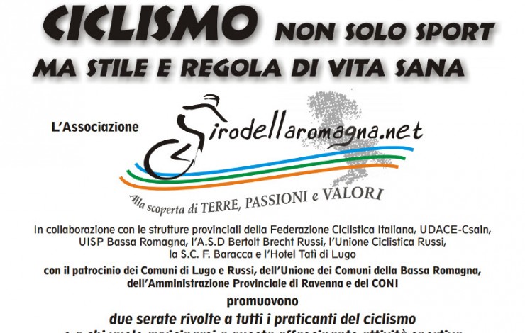 CICLISMO: non solo sport ma stile e regola di vita sana